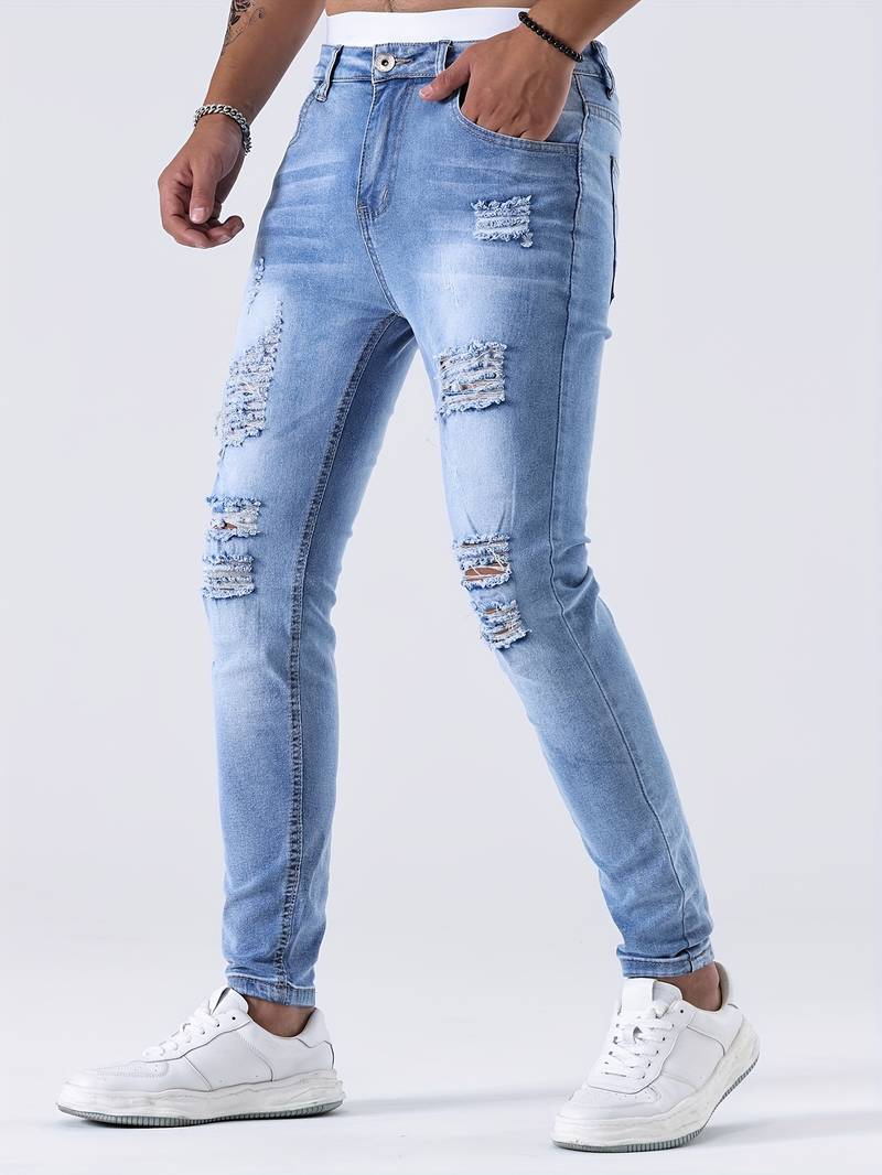 Hardfell | Sebastian - slim-fit jeans with casual rips