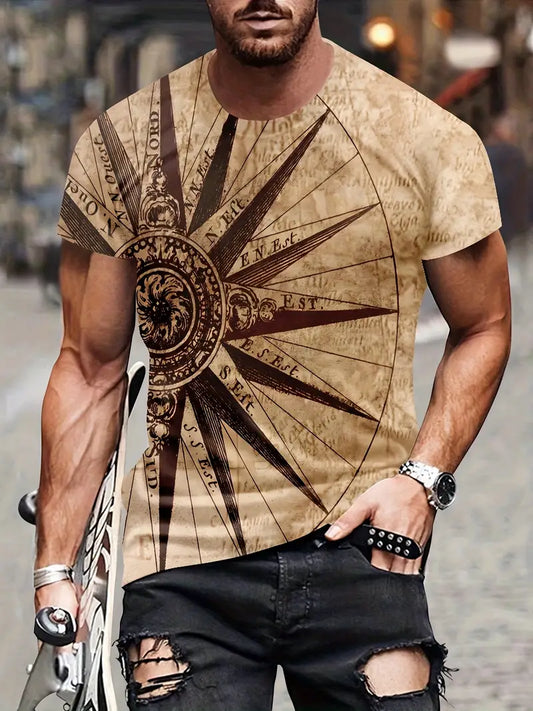 Hardfell | digital compass shirt for men