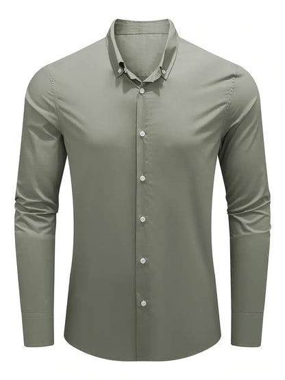 Hardfell | Ethan - casual long sleeve shirt with button placket