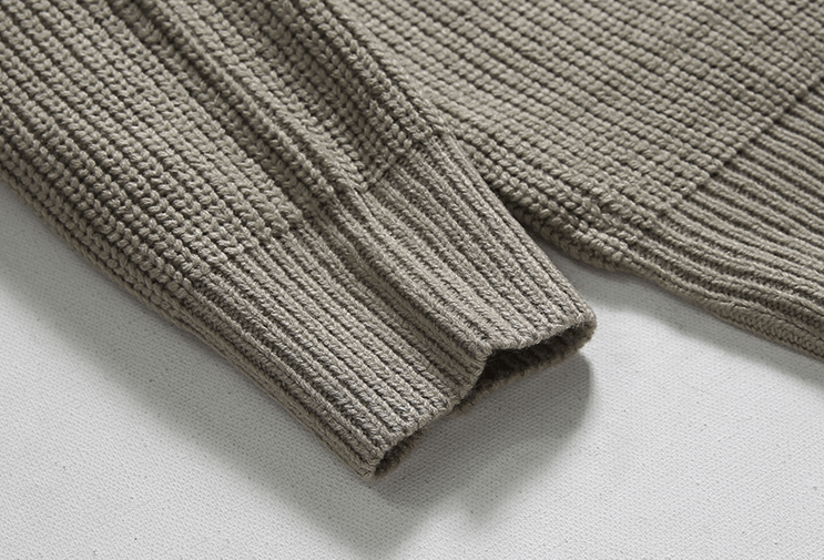 Hardfell | Knitted sweater - zipper collar