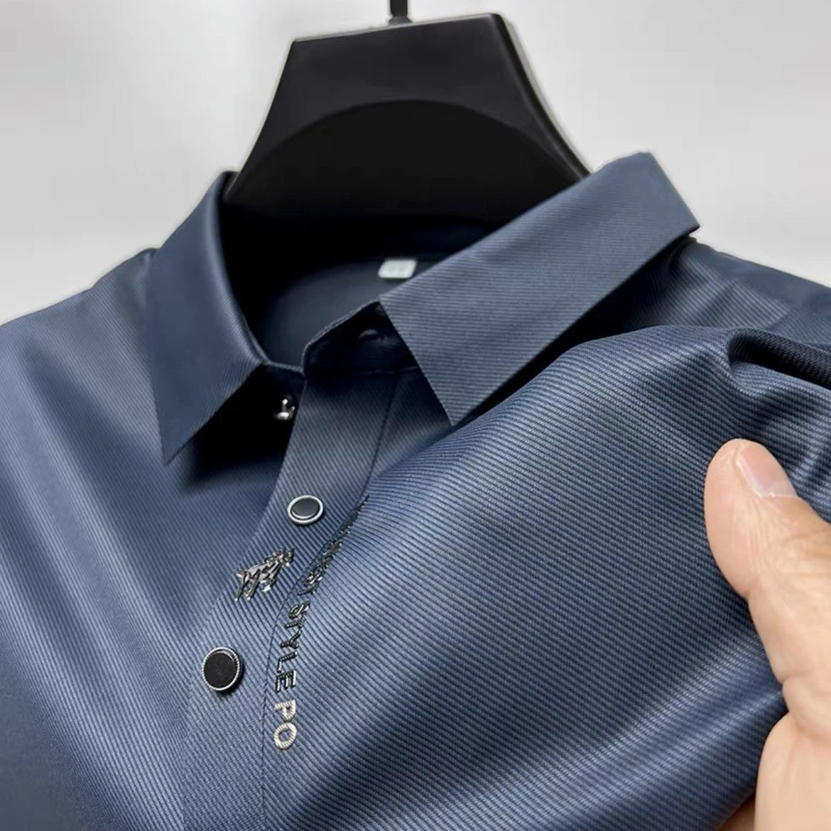 Hardfell | JONAS - Breathable silk polo shirt for men