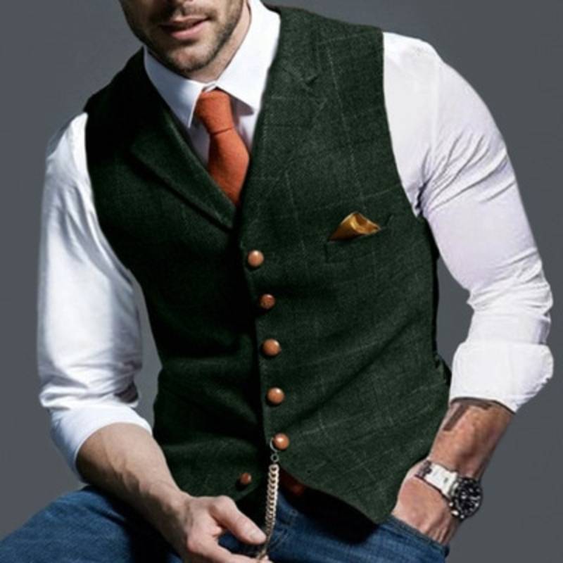 Hardfell | Alexander - elegant plaid vest