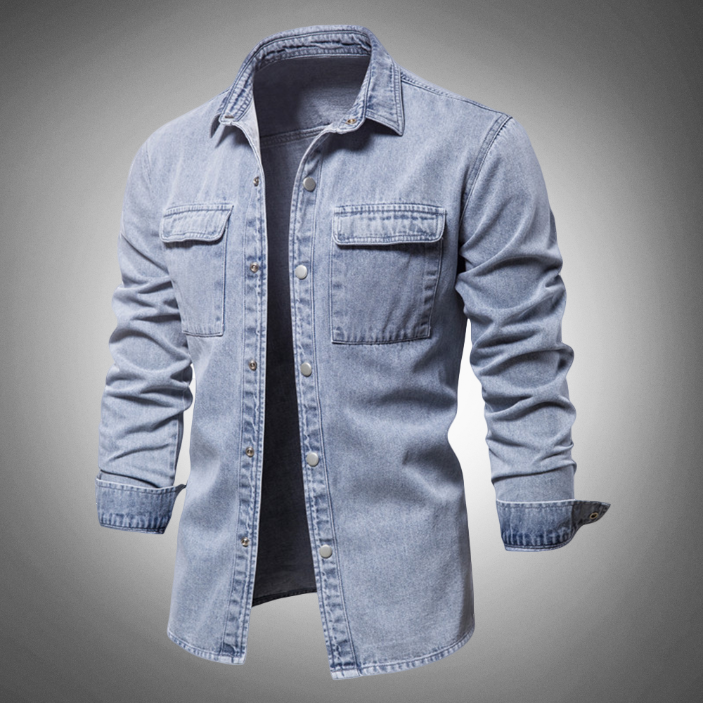 Hardfell | Light blue denim shirt