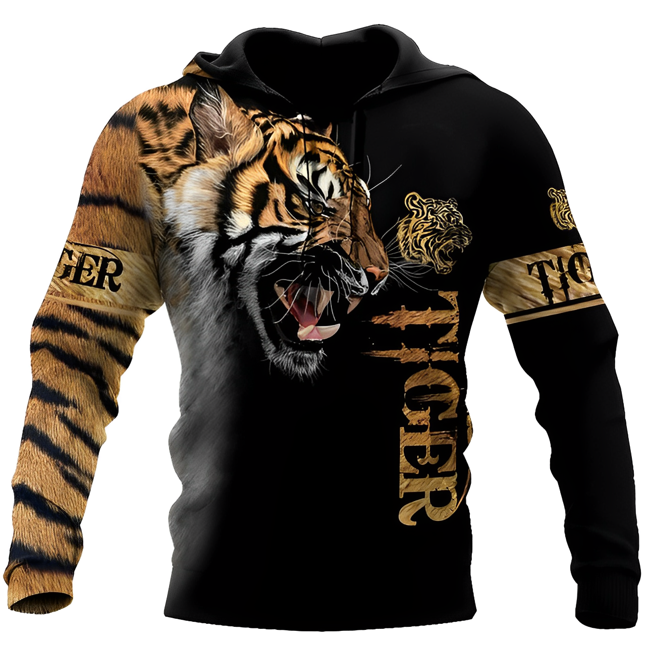 Hardfell | Tiger hooded jacket for men