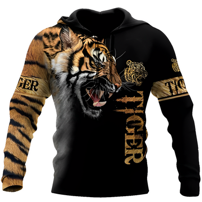 Hardfell | Tiger hooded jacket for men
