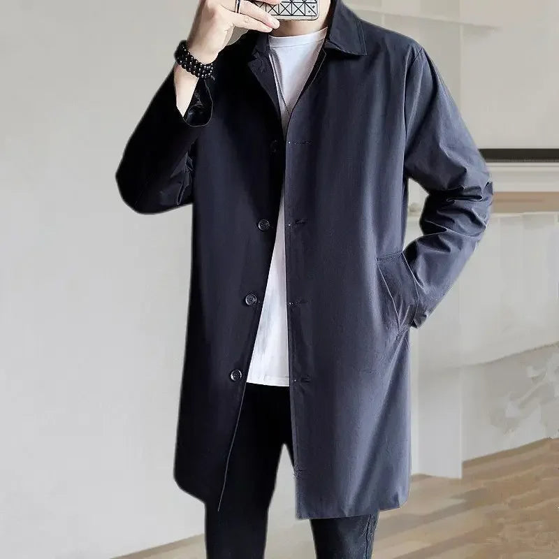 Hardfell | Casual long winter coat for men