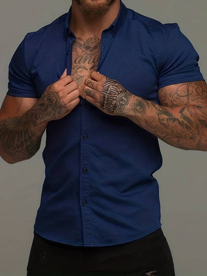 Hardfell | Oliver - casual short sleeve shirt for men