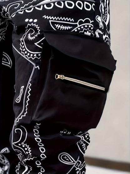 Hardfell | Jacob - cargo pants with pattern print for men