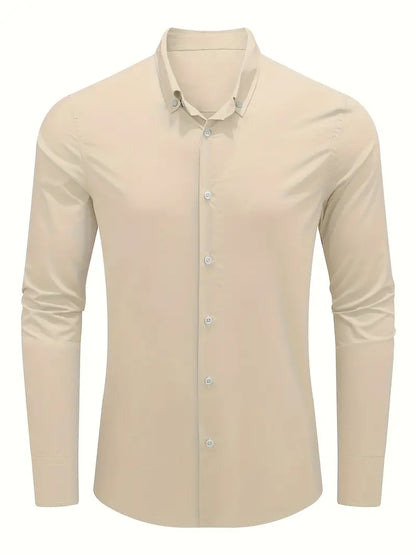 Hardfell | Ethan - casual long sleeve shirt with button placket