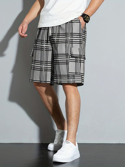 Hardfell | Casual plaid beach shorts