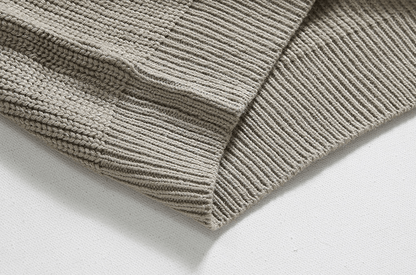 Hardfell | Knitted sweater - zipper collar