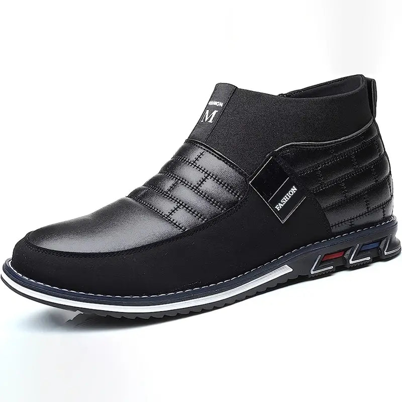 Hardfell | Theodore - trendy plaid slip-on boots for men