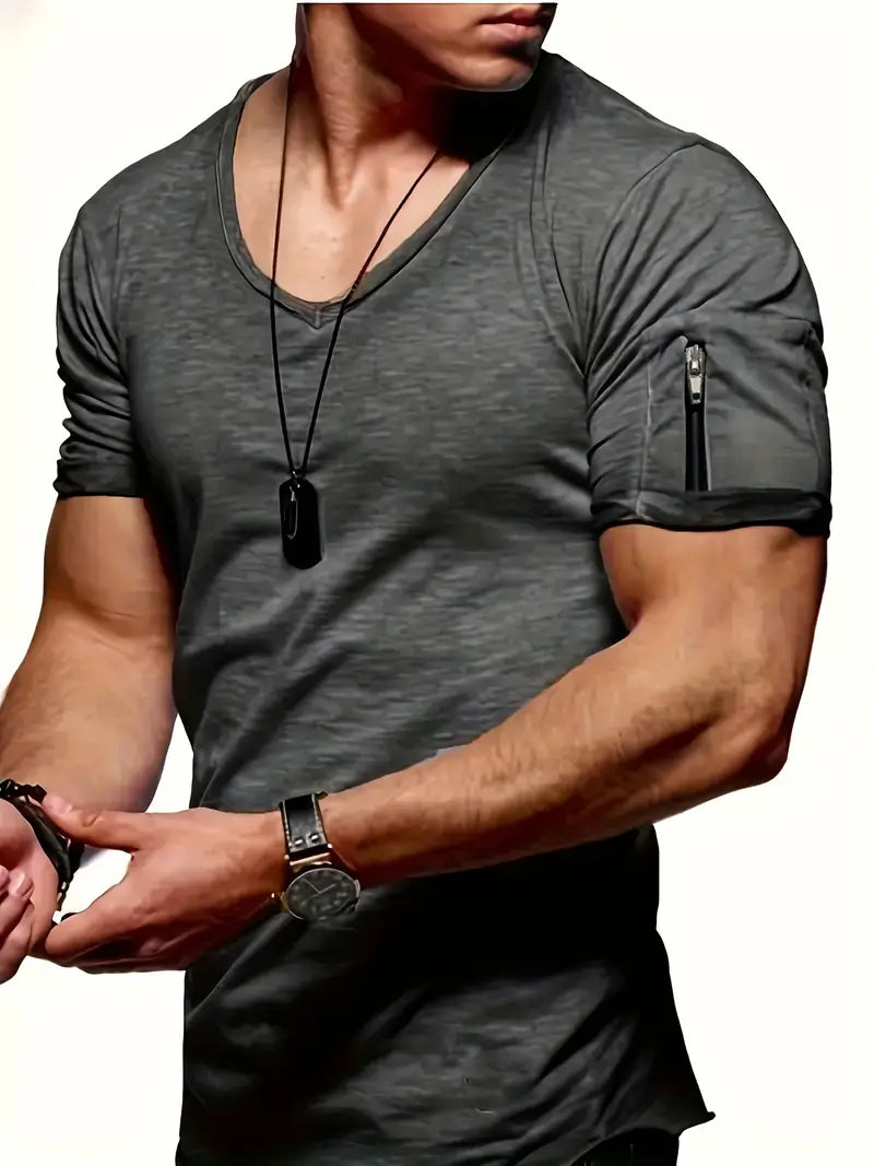Hardfell | Zephyr - casual v-neck t-shirt for men