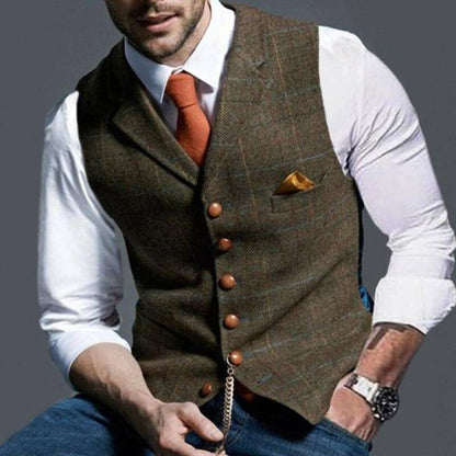 Hardfell | Alexander - elegant plaid vest