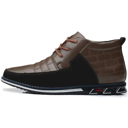 Hardfell | Theodore - trendy plaid slip-on boots for men