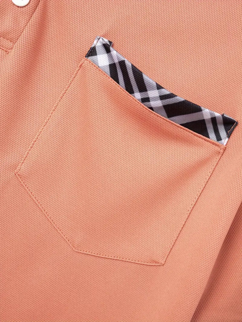 Hardfell | Lucien - regular-fit golf shirt with plaid collar