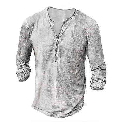 Hardfell | Noah - collarless long sleeve shirt for men