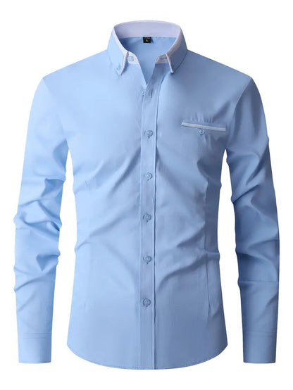 Hardfell | Declan - classic, formal shirt with buttons for men
