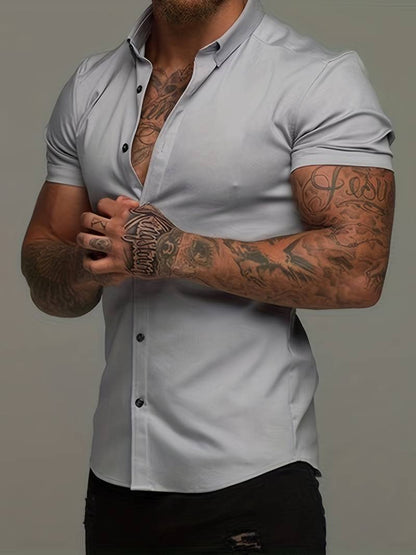 Hardfell | Oliver - casual short sleeve shirt for men