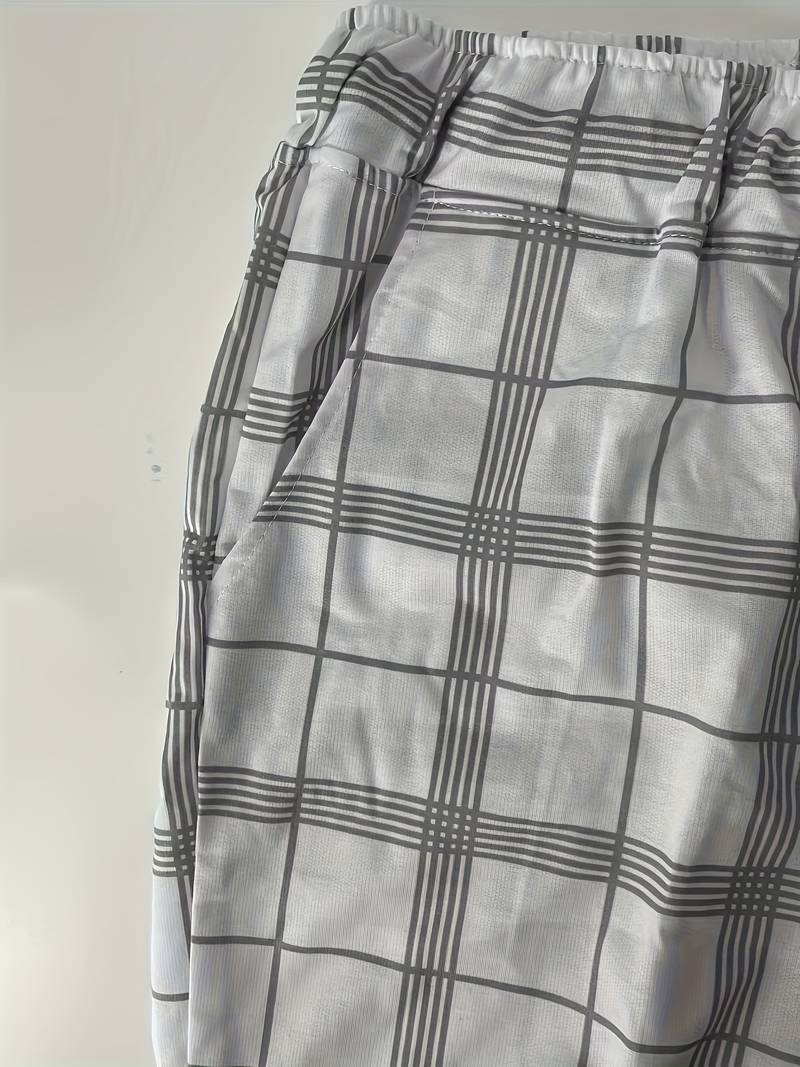 Hardfell | Alexander - casual pants with plaid print for men