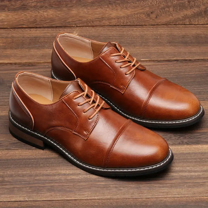 Hardfell | Harrison - solid vintage derby shoes for men