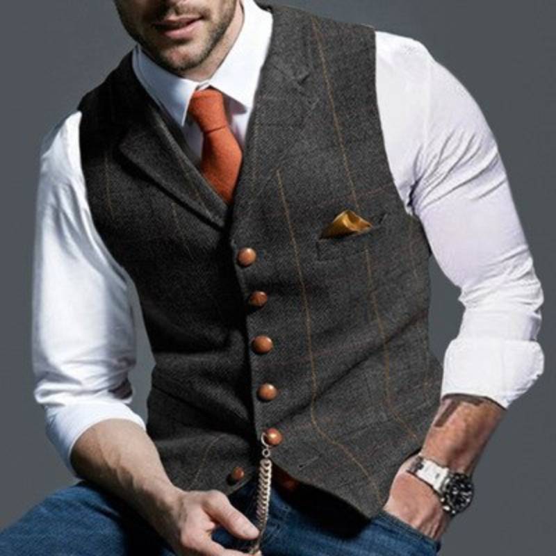 Hardfell | Alexander - elegant plaid vest