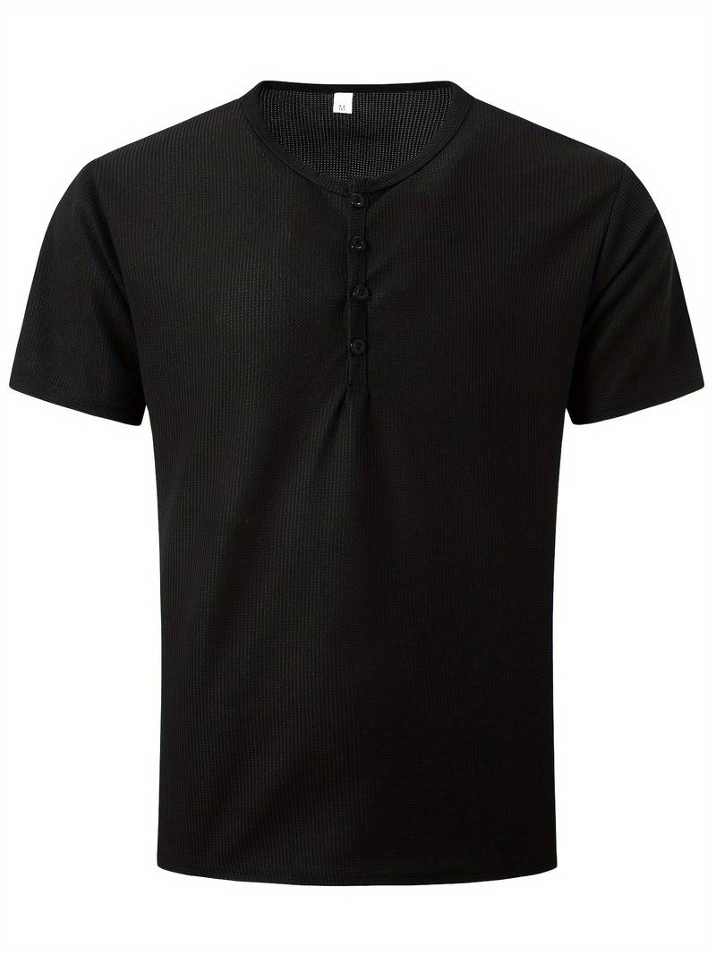 Hardfell | Kevin - casual waffle short sleeve shirt for men