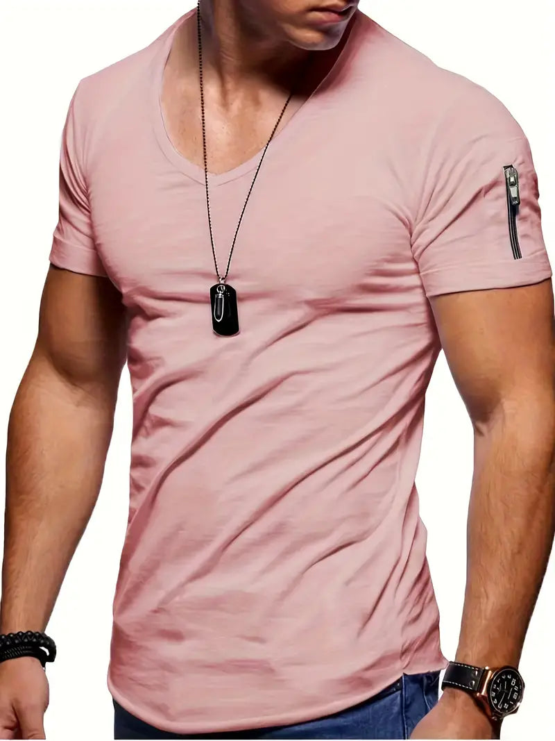 Hardfell | Zephyr - casual v-neck t-shirt for men