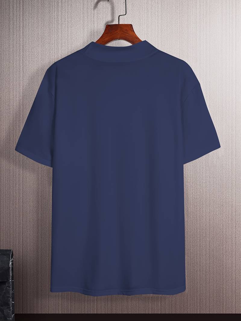 Hardfell | Caleb - elegant t-shirt with high collar