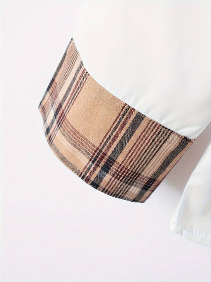 Hardfell | Liam - classic long sleeve shirt in check design