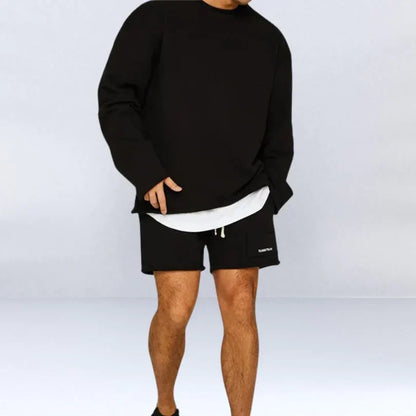 Hardfell | Men's set of comfortable sweatshirt and shorts