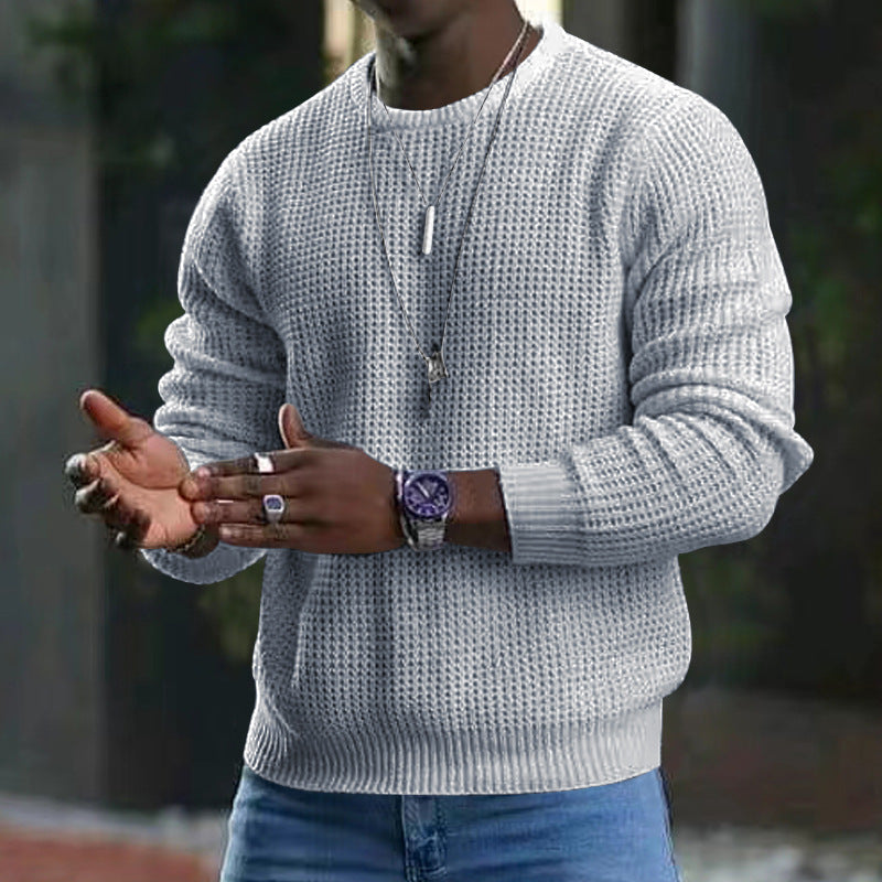Hardfell | men's long sleeve sweater with round neck
