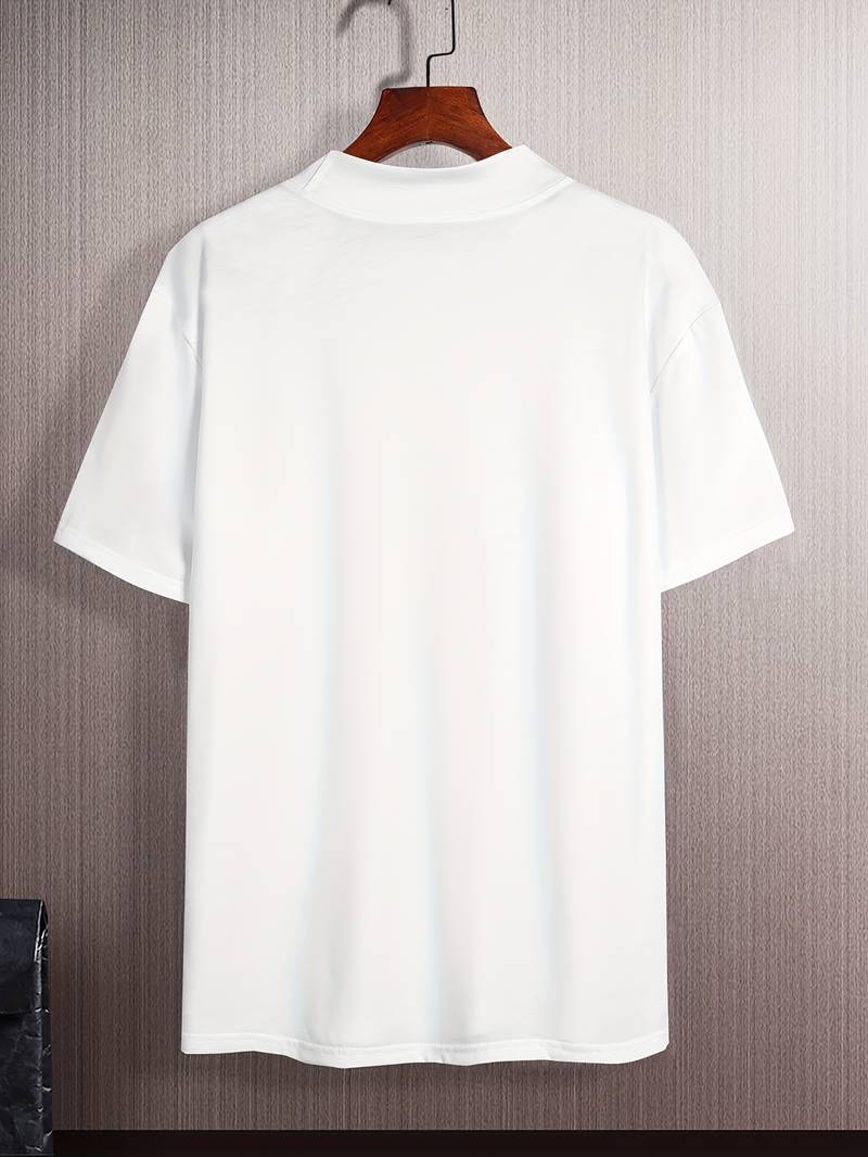 Hardfell | Caleb - elegant t-shirt with high collar
