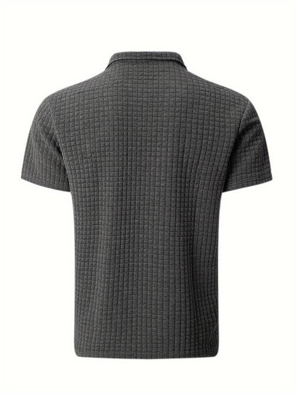 Hardfell | Daniel - short sleeve waffle shirt for men