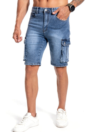 Hardfell | Men's denim shorts: style & functionality