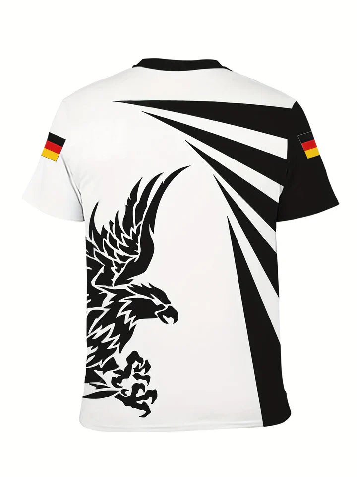 Hardfell | germany euro 2024 men's soccer jersey with eagle print
