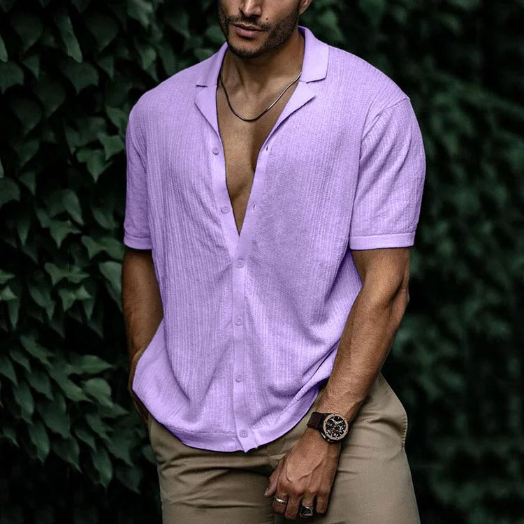 Hardfell | Attractive cut meets summer comfort - summery men's linen shirt