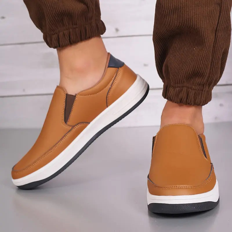Hardfell | Charles - solid slip-on loafers for men