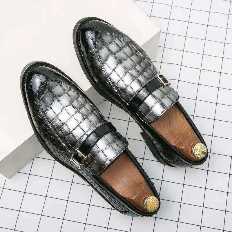 Hardfell | Edward - crocodile design shoes for men