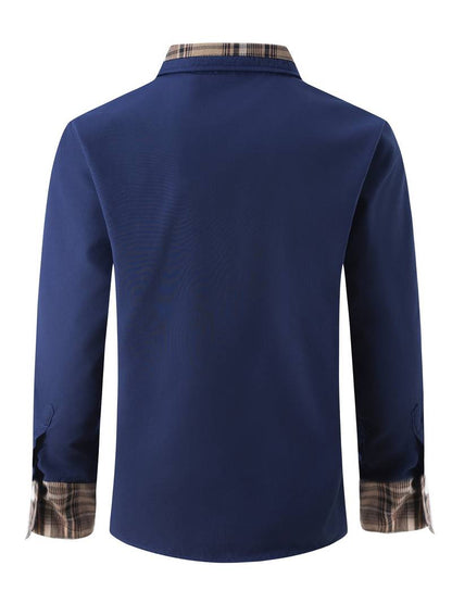 Hardfell | Liam - classic long sleeve shirt in check design