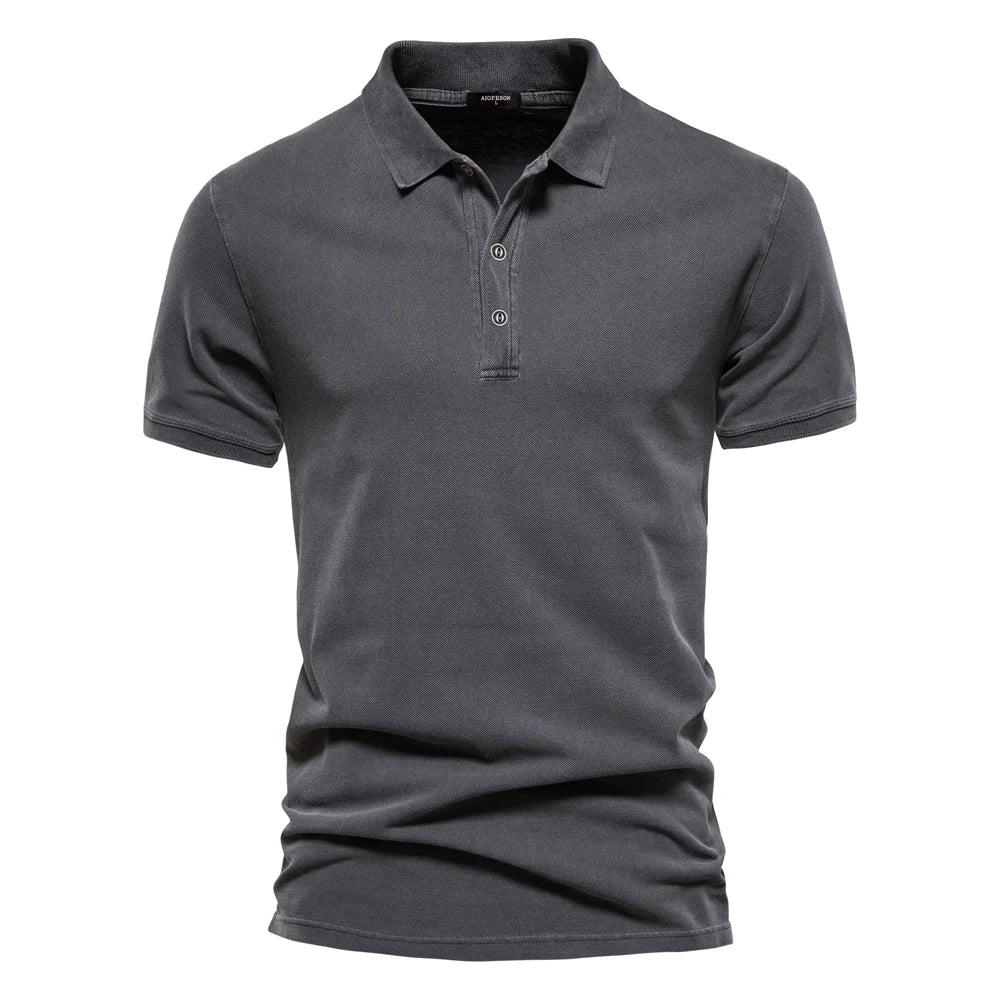 Hardfell | Men's leisure short sleeve cotton polo shirt
