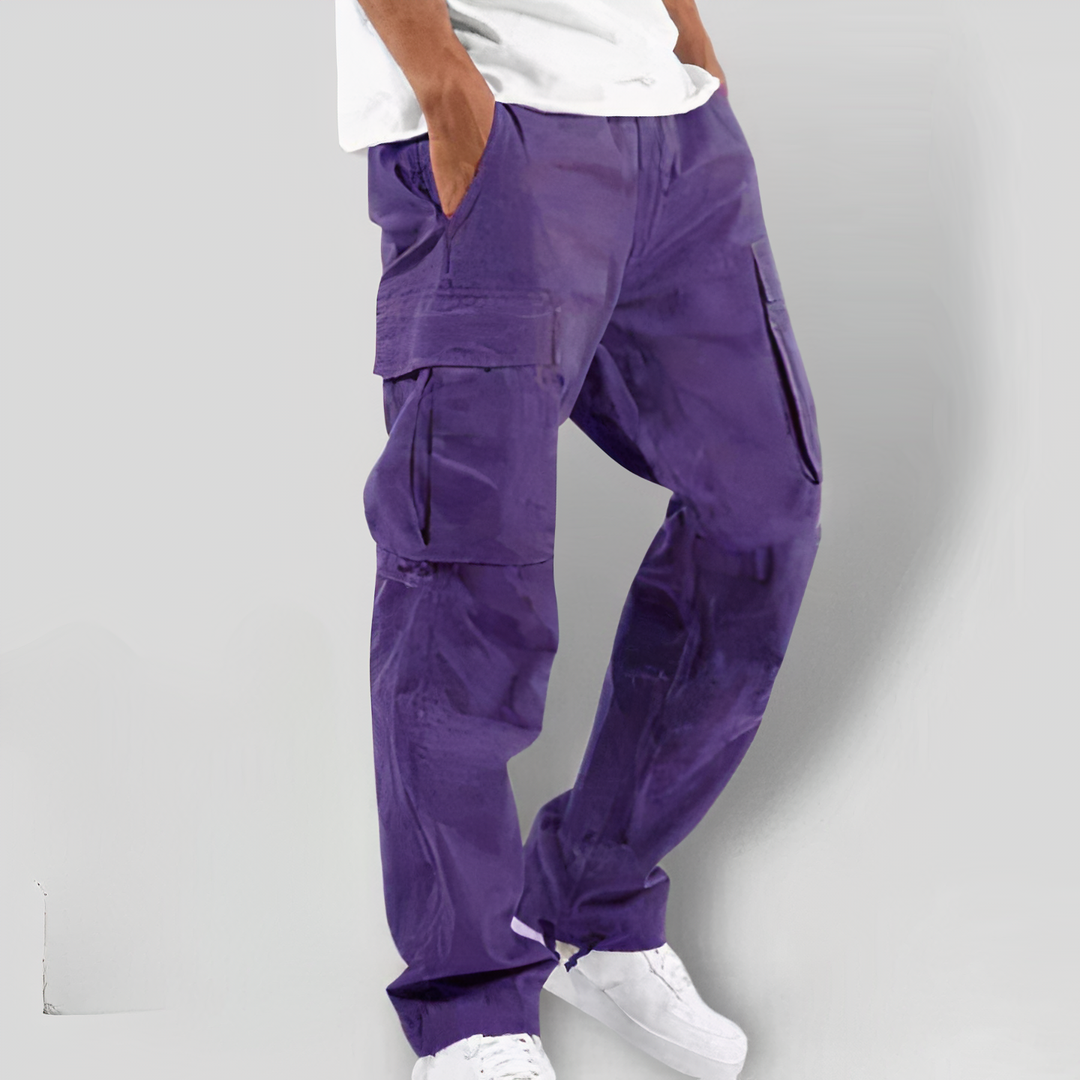 Hardfell | Colorful men's cargo pants dark grey