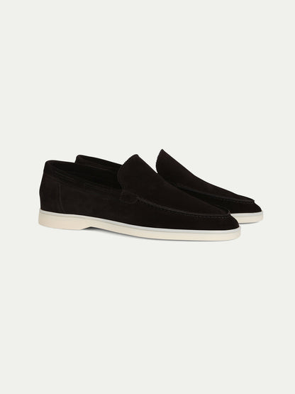 Hardfell | Black yacht loafers