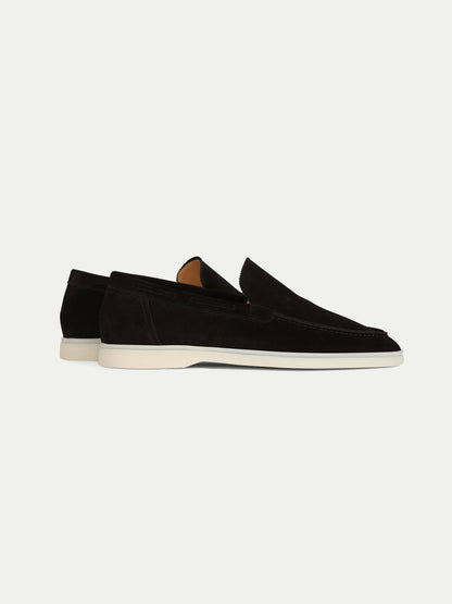 Hardfell | Black yacht loafers