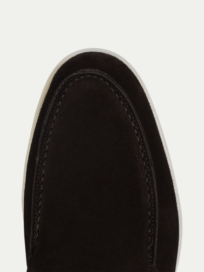 Hardfell | Black yacht loafers