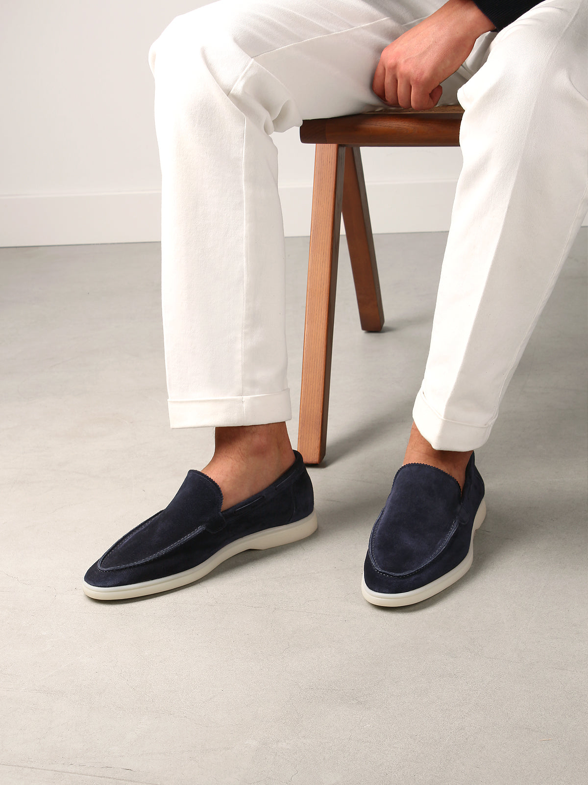 Hardfell | Navy Yacht Loafers