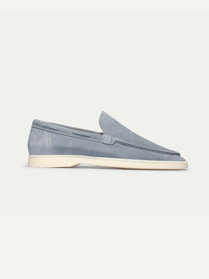 Hardfell | Sky blue yacht loafers