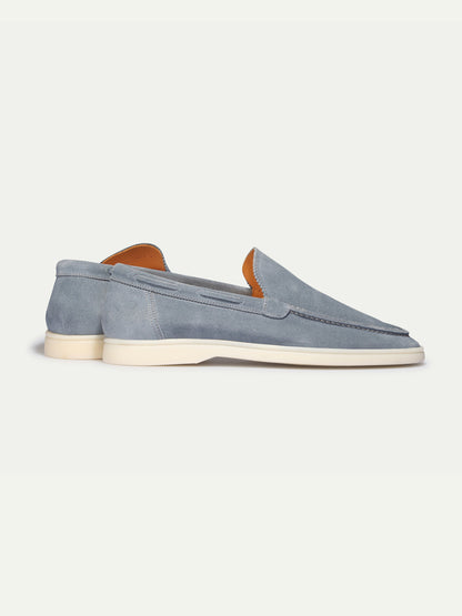 Hardfell | Sky blue yacht loafers