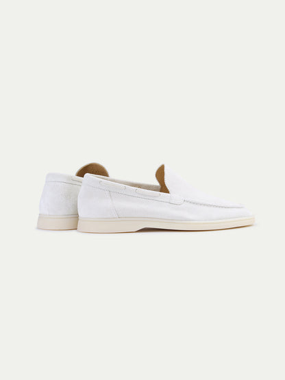 Hardfell | White yacht loafers