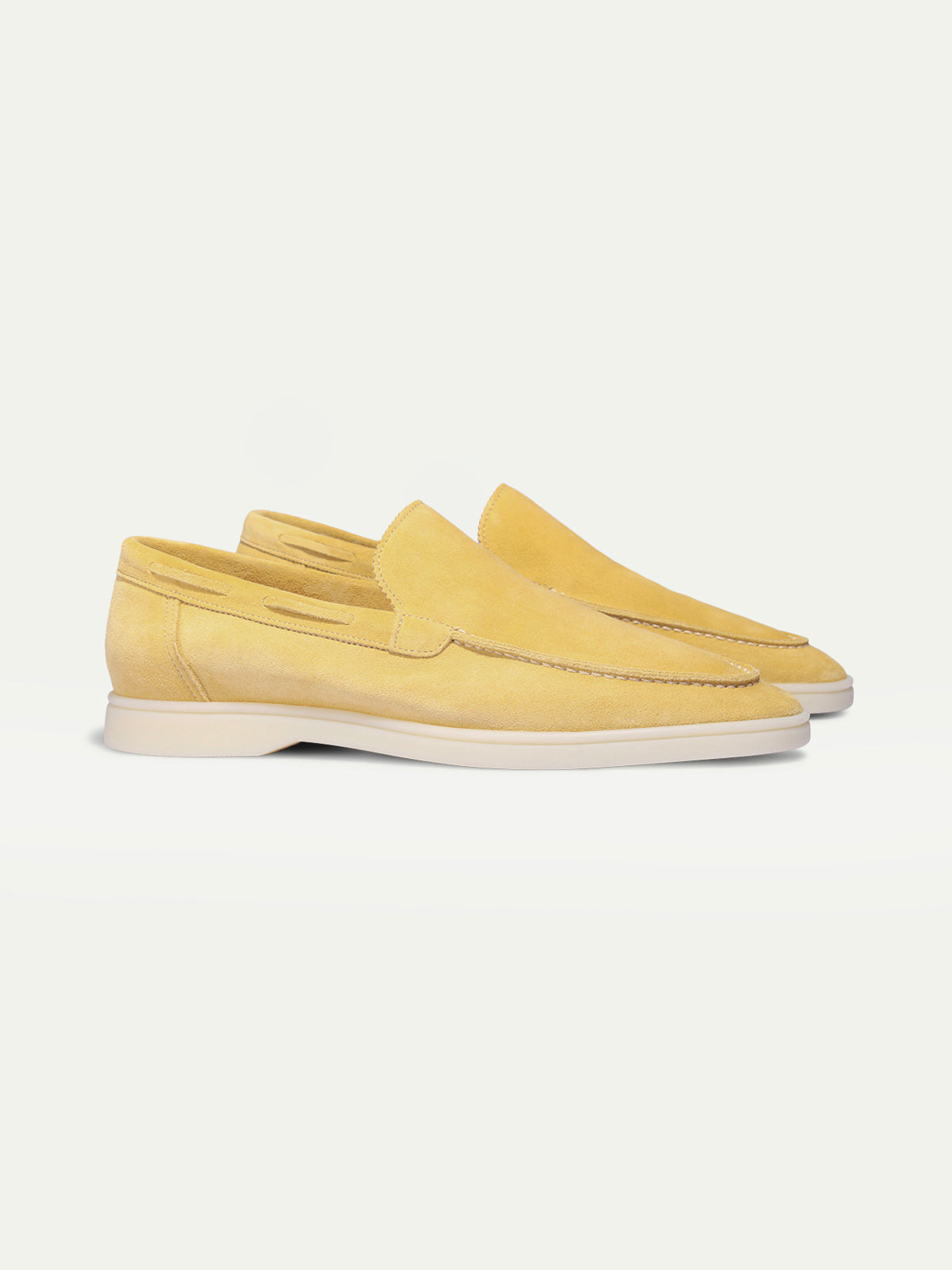 Hardfell | Light yellow yacht loafers